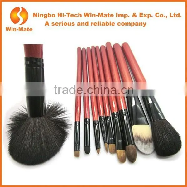 Hot Purple 10 Pcs Make Up Tools for Makeup Brushes With Bag photo-3