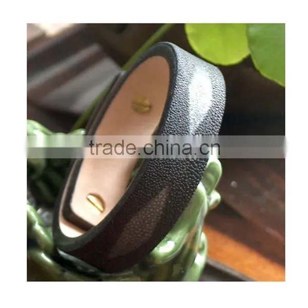 Stingray Leather Bracelet Pure Leather Luxury Bangle Wholesale