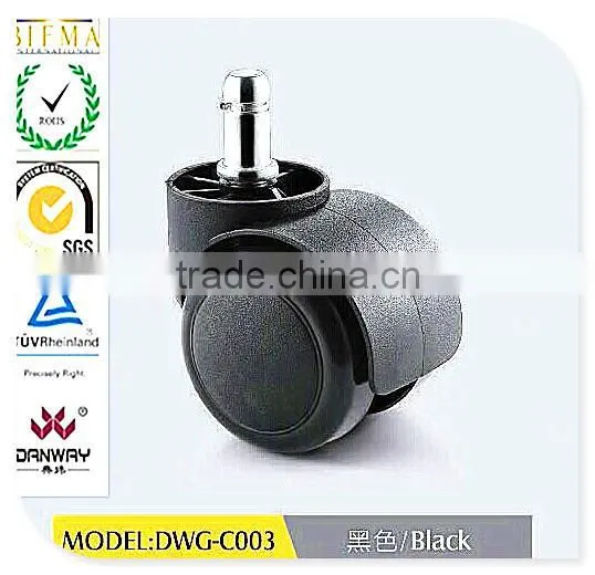2015 Office Chair Caster Hardaware Series / PA+PU Dark Grey Casters With Stem 50mm DWG-C004 photo-5