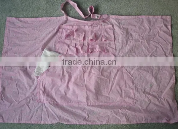 One Size Fits All 100% Cotton Pink Printing Baby More Nursing Cover for Breastfeeding photo-2
