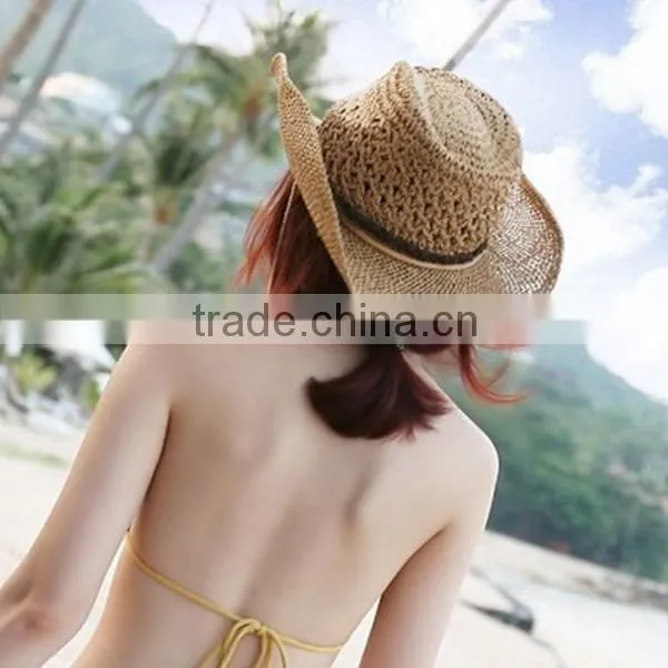 Hot Sale New Unisex Fashion Western Tourist Outdoor Beach Cowboy Hat photo-4