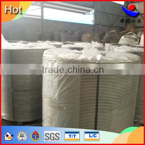 Ferro Calcium /FeCa Cored Wires Made in China Plant for Steelmaking photo-3