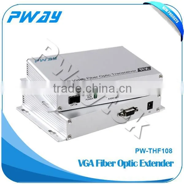 1080P Long Range 10km VGA to Fiber Optic Extender With Audio photo-3
