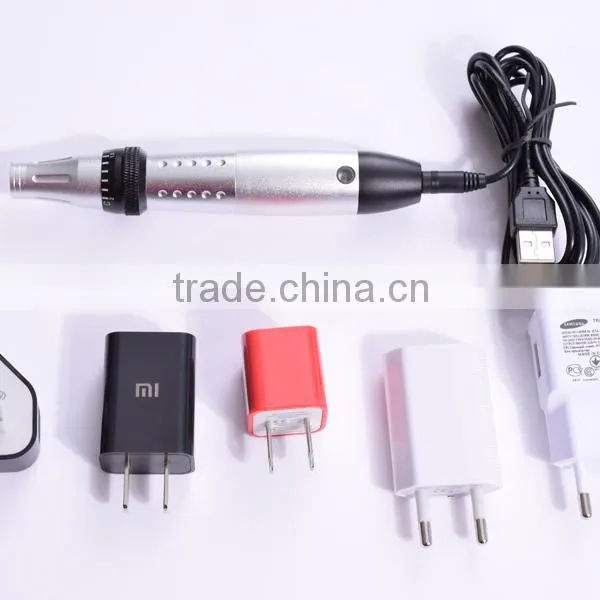 2016 Professional Auto Vibration Electric Skin Rejuventation Derma Pen With Needle Cartridges photo-6