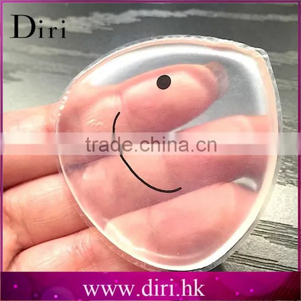 New Jelly Powder Puff Waterdrop Silicone Puff Smile Shape Silicone Makeup Sponge photo-2