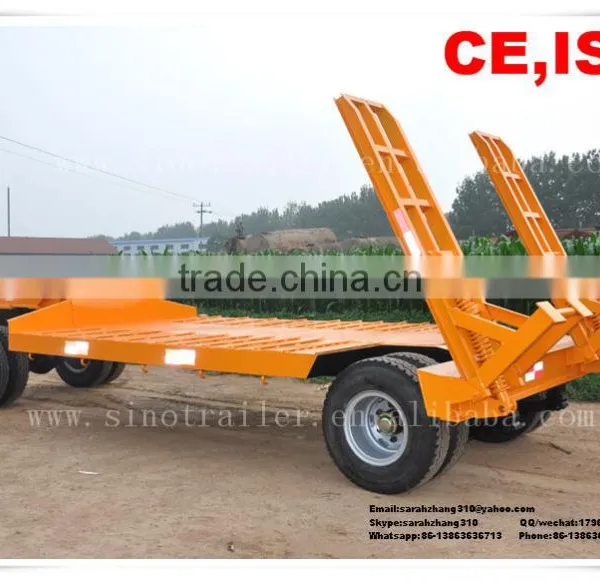 CIMC Trailers Tri-Axle Low Bed Semi Trailer Trucks photo-3