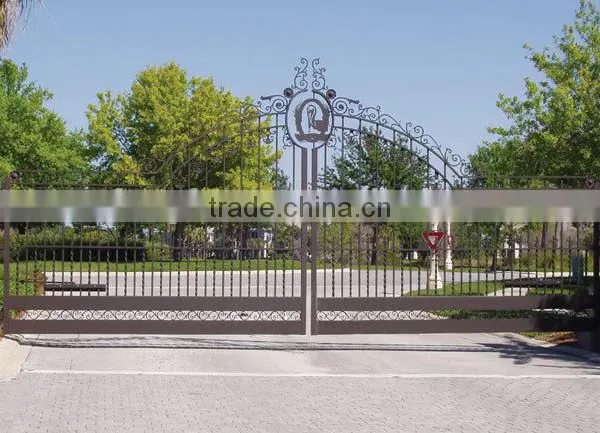 Aluminum/ Wrought Iron/galvanized Powder Coated Steel/Iron/ Decorative Metal Gate Designs photo-4