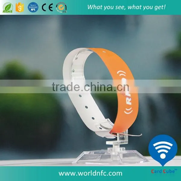 Custom Logo Printing and Different Colors Available UHF Alien H3 Single Use Paper Wristband photo-4