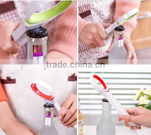 Wholesale Stock Small Order Plastic Multifunction Can Opener, Wine Bottle Opener photo-2