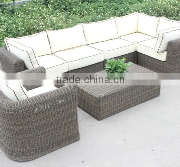 All Weather Use Wicker Sofa Set Patio Furniture photo-3