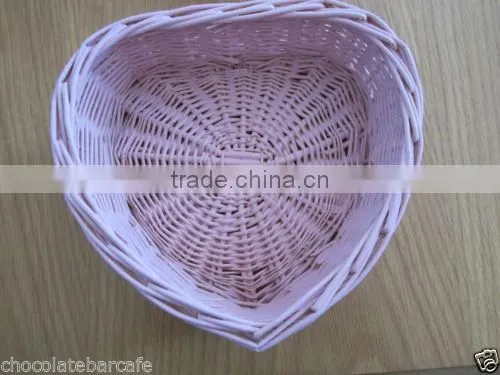 Set 3 Willow Material Hand Made Decorative Empty Wicker Serving Tray photo-2