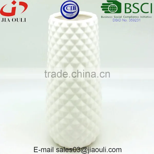 BSCI Audit Factory Nice Design Popular Pineapple Ceramic Vase photo-3