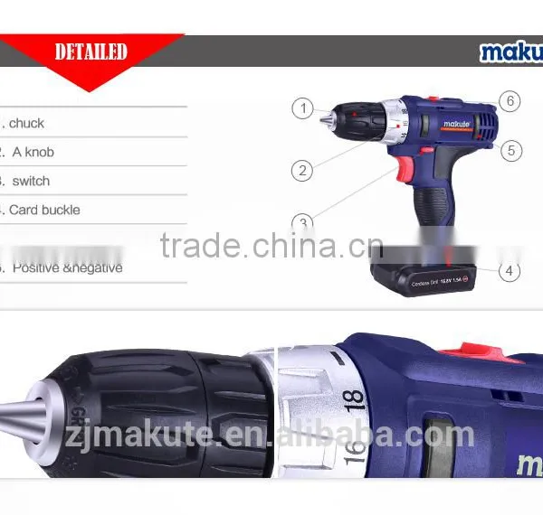 Air Drill CD005 NEW 10mm Cordless Drill photo-5