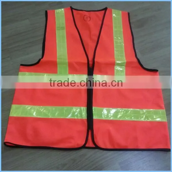 Orange Road Maintenance Worker Reflective Safety Vest photo-4