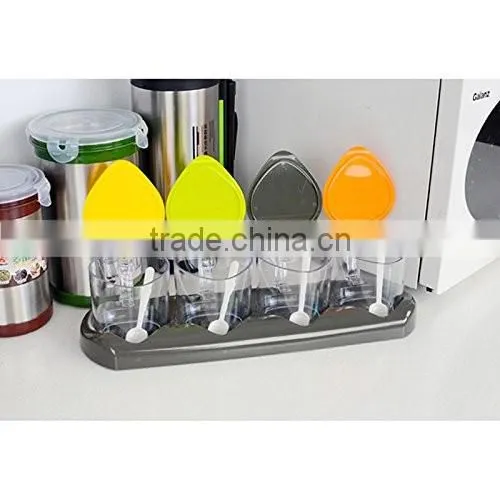 Kitchen Plastic Waterproof Tools Boxes Seasoning Box photo-4