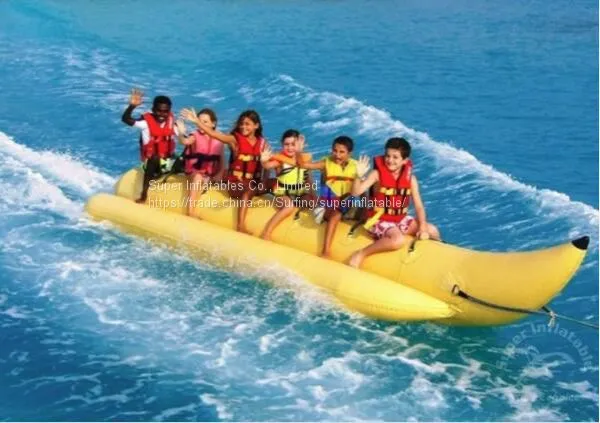 Inflatable Banana Boat Water Lake Towable Tube Tow Jet Ski photo-2