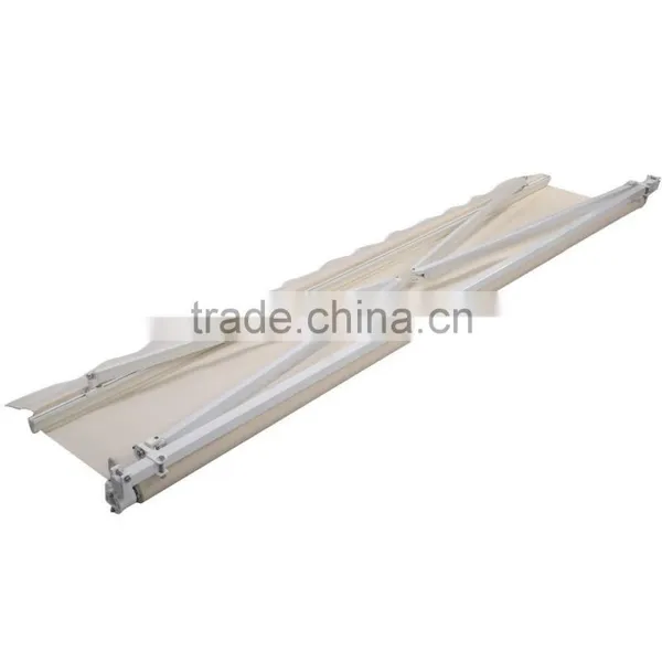 Patio 2x1.5m Aluminium Beige Door Awnings Retractable photo-6