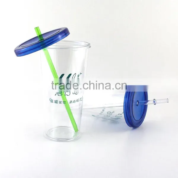 Wholesale Plastic Drinking Cups With Straws photo-4