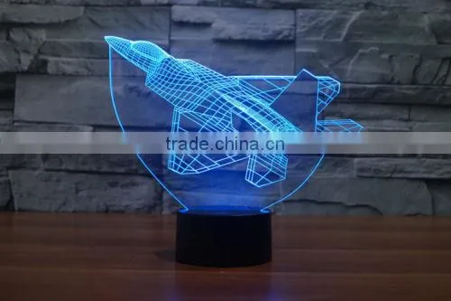 Touch Switch LED Light Home Decor Boys Gift 3D Vision Night Lamp photo-6