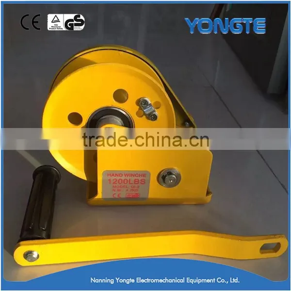 1200lbs 1800lbs 2600lbs Manual Hand Winch With Brake photo-6
