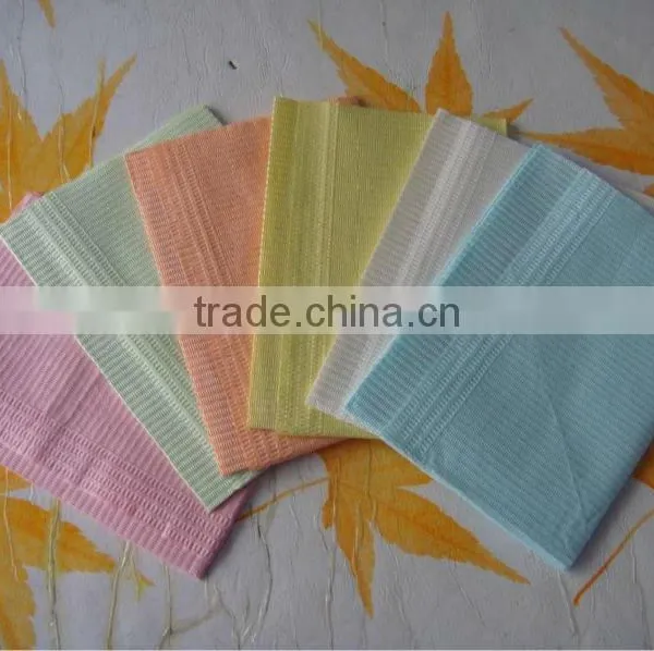 Disposable Paper Plastic Dental Bibs photo-2