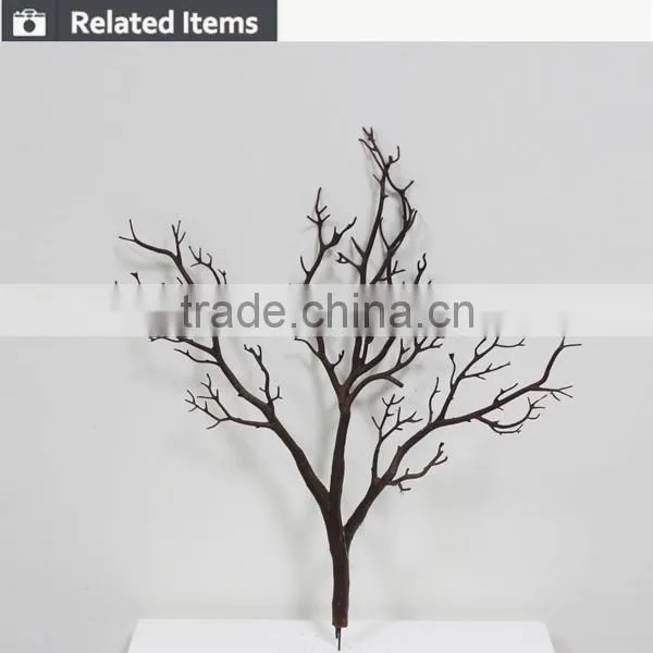 Artificial Decorative White Dry Tree Branch Wedding Table Setting photo-6