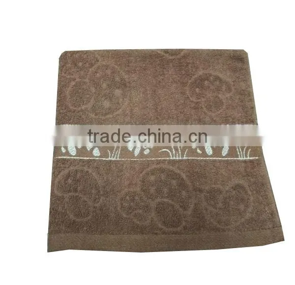 Dark Color High Quality Solid Color Cotton Bath Towels photo-3