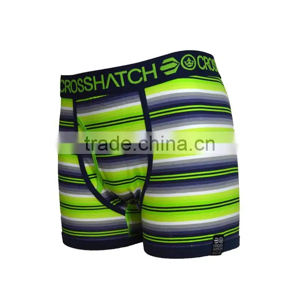 Sexy Seamed Man's Cotton Fabric Spandex Boxer Underwear photo-5