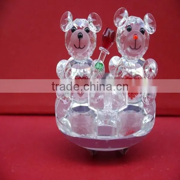 Roly-Poly Animal Toys For Kids Crystal Bear Tumbler photo-3