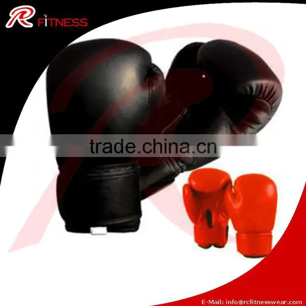 PU Leather Deluxe Boxing Gloves/ High Quality Kick Boxing Gloves Custom Boxing Gloves photo-5