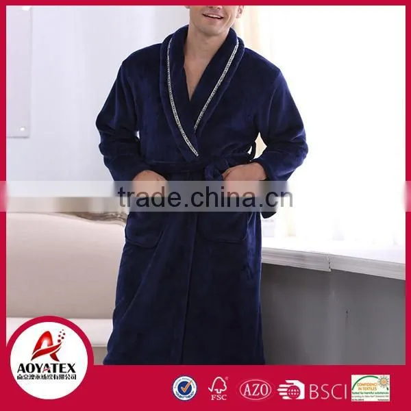 Factory Produce 100% Polyester High Quality Microfiber Bathrobe photo-6