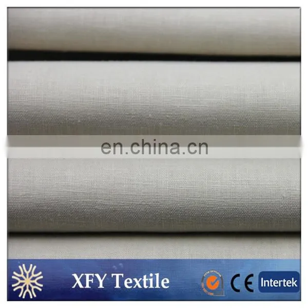 Wholesale Linen Cotton Blend Plain Fabric photo-3