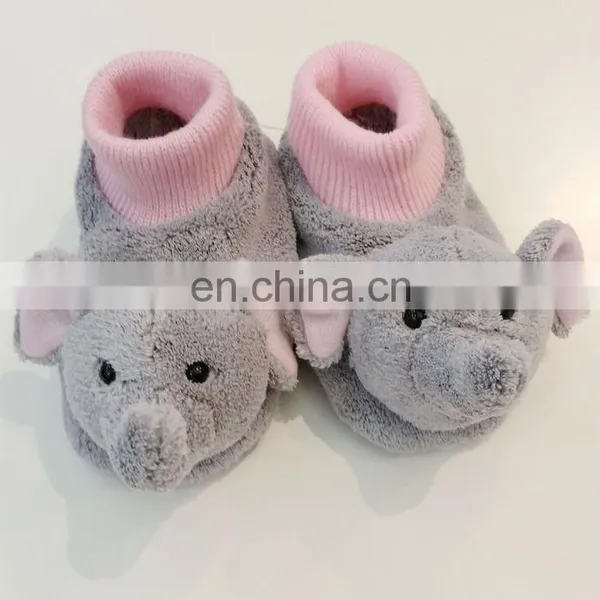 Home Use Baby Shoes Soft Elephant Animal Child Slippers photo-2