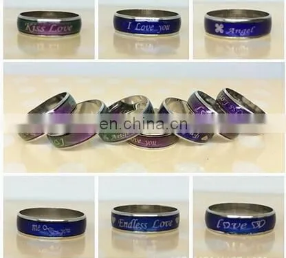 Changing Color Rings Love Temperature Ring Mood Rings by Emotion Feeling Assorted Style Rings Jewelry photo-4