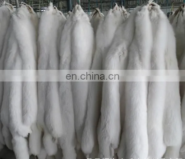 Factory Price Real White Fox Fur Skin /Dyed Fox Fur Skin Pelt From China photo-3