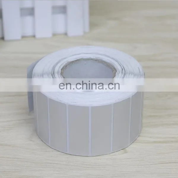 Custom Adhesive Dumb Silver Lable/brushed Silver PVC Self-adhesive Stickers Printing photo-2