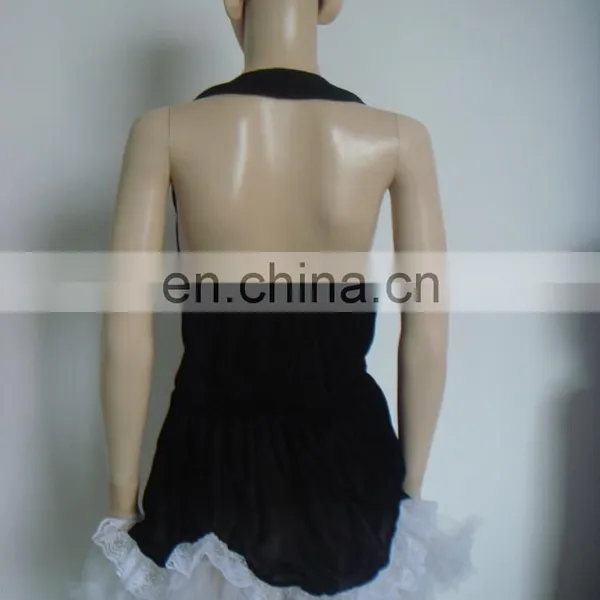 Funny Carnival Women Quality Sexy French Maid Black Costume Fancy Dress WC-0004 photo-2