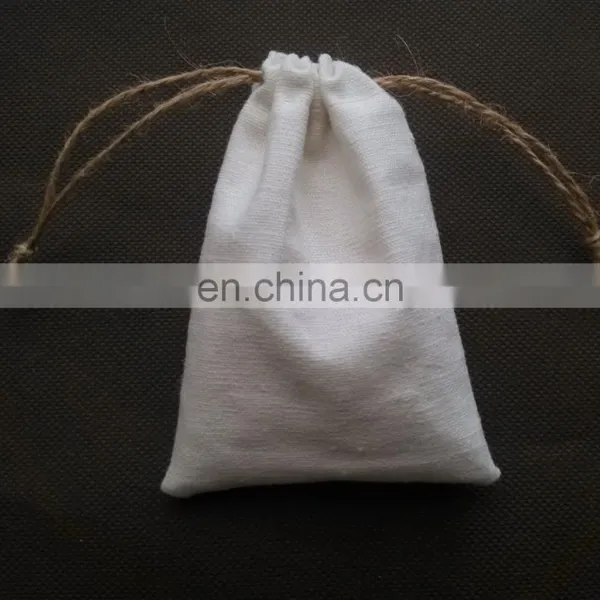 Custom Jewelry Pouch Linen Drawstring Pouch Wholesale Linen Pouch Printed Logo With Jute Strings photo-3