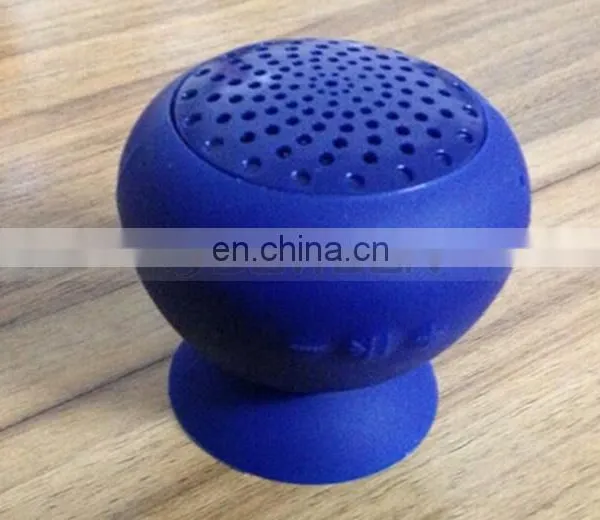 140mm 3W Bass Support Card Cute Silicone Sucker Wireless Mini Speaker photo-2