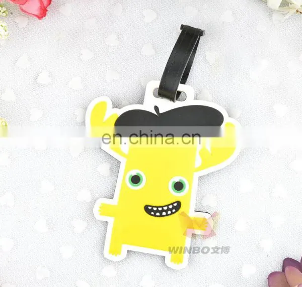 Customized 3D Cartoon Soft Rubber Bag Tag/ Pvc Luggage Tag photo-3