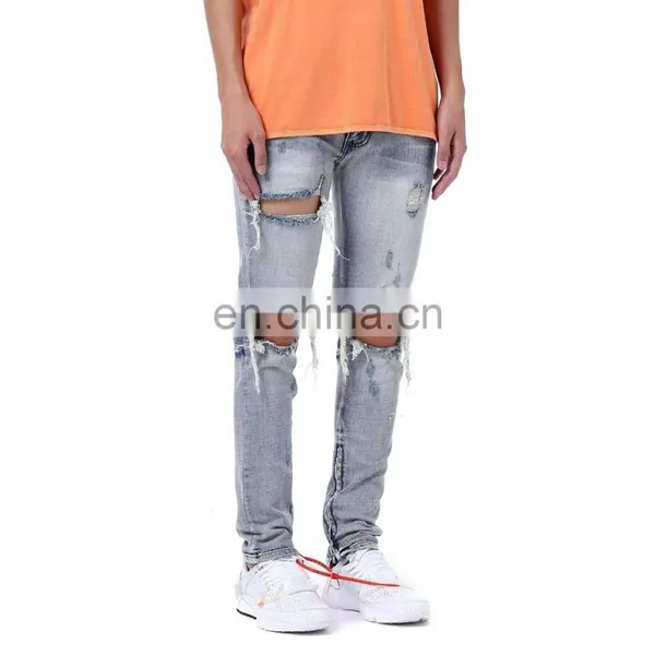 DiZNEW Oem Denim Blue Jeans Bulk Wholesale Mens Jeans Pants photo-3