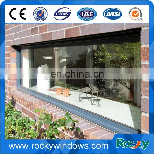 Aluminium Fixed Glass Window/ Window Glass View Window Curtain Wall Skylight photo-6