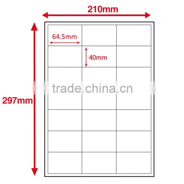 SINMARK 6.5*4.0cm Mirror Surface Label Sticker Paper a4 photo-2