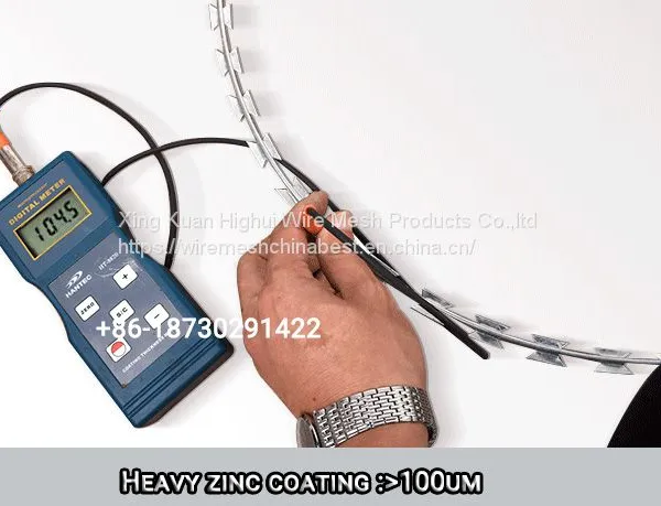 Single Or Cross Concertina BTO CBT Galvanized Barbed Wire From China Supplier photo-5