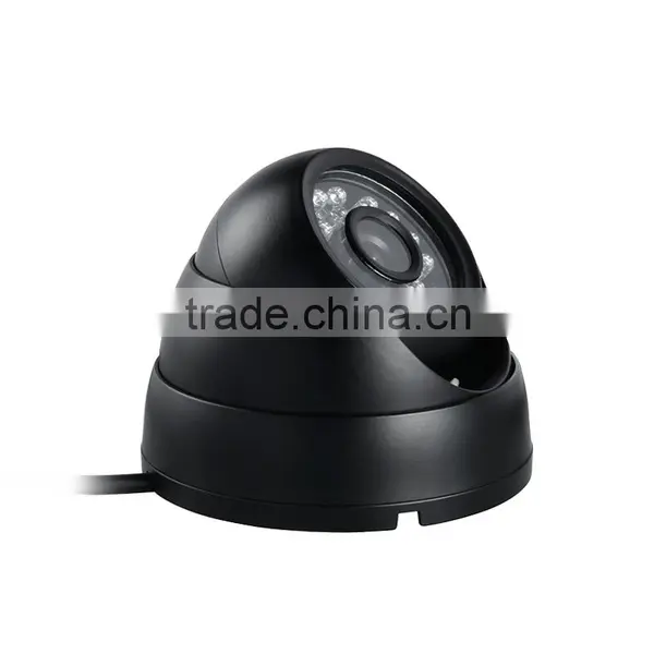 IR Night Vision CCD Metal Dom Camera Indoor Bus Car Waterproof Camera photo-3
