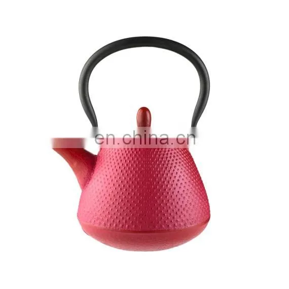 Japanese Tetsubin Tea Kettle Cast Iron Teapot With Stainless Steel Infuser Black photo-2