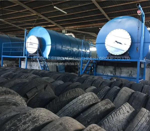 6MW Tyre Oil Plastic Oil Power Plant 3X2MW Generator Sets photo-3