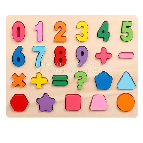 Wooden Learning Alphabet ABC Number Other Educational Toys Montessori Jigsaw Puzzles Game For Kids Spielzeug Juegos Didacticos photo-2