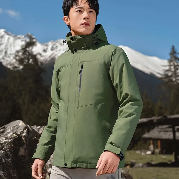 Outdoor Raincoat Set for Men and Women, Lightweight, Waterproof, Breathable, Fashionable XL Travel, Hiking photo-5