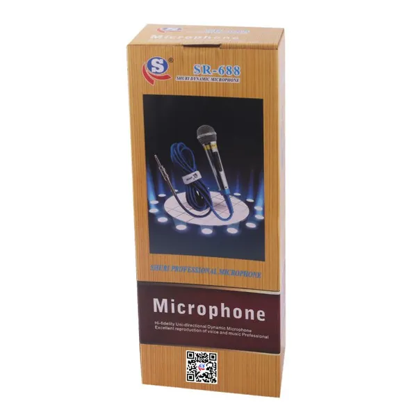QCN Wired Microphone Stage KTV Professional Dynamic Microphone SR-688 photo-4